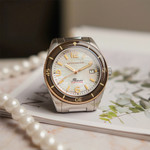 Spinnaker Fluess "White Pearl" Limited Edition Automatic Diver #SP-5108-33 lifestyle