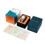 Spinnaker Fluess "White Pearl" Limited Edition Automatic Diver #SP-5108-33 packaging