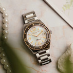 Spinnaker Fluess "White Pearl" Limited Edition Automatic Diver #SP-5108-33 lifestyle