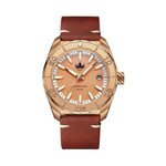 Phoibos Proteus Bronze 300M Dive Watch with Salmon Dial #PY046E