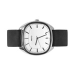 Aristo 41mm Classic Dress Watch with Rectangular Face and WhiteDial #4H230-L side