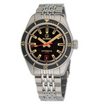 Islander Port Jefferson Skin Diver Automatic Watch with Gilt Black Dial #ISL-175 zoom