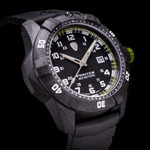 Protek Carbon Composite Tritium Dive Watch 1000 Series with Green Accents #PT1005 lifestyle