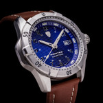 Protek Steel Tritium Dive Watch 2000 Series with Blue Dial #PT2003 lifestyle