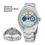 Islander DPA Mecha-Quartz Chronograph with White Dial #ISL-219 optional