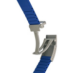 Islander 22mm Blue FKM Rubber Strap with Curved Ends for SKX007 Cases #BRAC-78 clasp