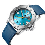 Phoibos Great Wall Limited Edition Automatic Dive Watch with Blue Dial #PY045B side