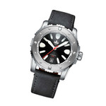 Phoibos Great Wall Limited Edition Automatic Dive Watch with Black Dial #PY045C tilt