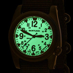 Bertucci A-2S Ballista X1 Illuminated Dial with Drab Strap #11123 lume