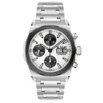 Le Jour Rally Monte-Carlo Automatic Chronograph with White Dial #LJ-RMC-002 zoom