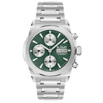 Le Jour Rally Monte-Carlo Automatic Chronograph with Dark Green Dial #LJ-RMC-004 zoom