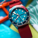 ADPT Series 1 Field Watch with Petrol Blue Dial #ADPT-A lifestyle