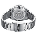 PHOIBOS Reef Master Dive Watch with Pitch Black Dial #PY047C back