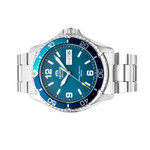 Orient Mako 3 Automatic Dive Watch with Blue Dial #RA-AA0818L19B side