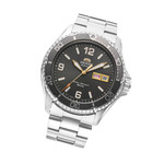 Orient Mako 3 Automatic Dive Watch with Black and Gilt Dial #RA-AA0819N19B tilt