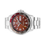 Orient Mako 3 Automatic Dive Watch with Maroon Dial #RA-AA0820R19B side