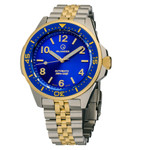 Islander Roslyn Two-Tone Dive Watch with Radiant Blue Dial #ISL-167 zoom