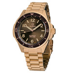 Islander Roslyn Rose Gold Dive Watch with Chocolate Brown Dial #ISL-169 zoom