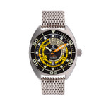 Ocean Crawler Core Diver V4 with Black and Yellow Decompression Dial #OC-DCT-YLW