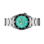 Seiko 5 Sports 38mm Automatic Watch with Vibrant Green Dial #SRPK33 side