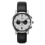 Henry Archer Kvantum Meca-Quartz Chronograph with White Dial #HAC-KTM-VEK-NRO zoom