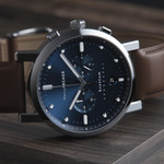 Henry Archer Kvantum Meca-Quartz Chronograph with Blue Dial #HAC-KTM-APK-WTN lifestyle