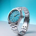 Henry Archer Akva Automatic Dive Watch with Azura Blue Dial #HAC-AKV-MZU-3LI