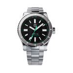Henry Archer Akva Automatic Dive Watch with Infinity Green Dial #HAC-AKV-IFG-3LI