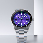 Henry Archer Nordso Automatic Dive Watch with Cosmic Purple Dial #HAC-NOR-COS-3LI