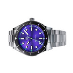 Henry Archer Nordso Automatic Dive Watch with Cosmic Purple Dial #HAC-NOR-COS-3LI side