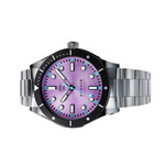 Henry Archer Nordso Automatic Dive Watch with Iris Purple Dial #HAC-NOR-IRI-3LI side