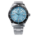 Henry Archer Nordso Automatic Dive Watch with Glacier Cyan Dial #HAC-NOR-GLC-3LI zoom