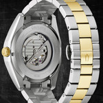 Bulova Surveyor Automatic Watch with Two-Tone Case and Open Heart Silver Dial #98A284 lifestyle