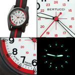 Bertucci A-3P Field Watch with Optic White Dial and Thin Red Line Strap #13391 lifestyle