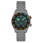 Spinnaker x Islander Bradner Limited Edition Compressor Style Watch with Blue and Orange Dial #SP-5062-LIW11