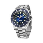 NTH Legends Series Amphion Midnight Blue Dive Watch with Date #WW-NTHL-AMED