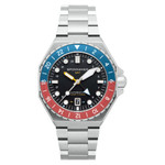 Spinnaker Dumas GMT Cobalt Crimson Automatic Dive Watch #SP-5119-44