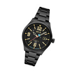 AVI-8 Capcom 1942 Automatic Limited Edition Black Watch AV-4104-22