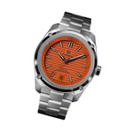 Formex Essence 39mm Swiss Splash Automatic Chronometer with Sunset Orange Dial #0333-1-6667-100