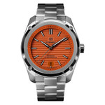 Formex Essence 39mm Swiss Splash Automatic Chronometer with Sunset Orange Dial #0333-1-6667-100