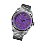 Formex Essence 39mm Swiss Splash Automatic Chronometer with Lavender Purple Dial #0333-1-6697-100