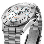 NTH Polar White Hi-Beat Automatic Dive Watch with Date #WW-NTH-BPWD