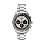 Seiko Prospex 41mm Speedtimer Solar Chronograph with Silver Dial #SSC911