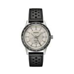 Seiko Presage 60's Style Automatic GMT Dress Watch with Light Beige Dial #SSK011
