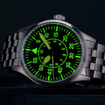 Islander 39mm Pilot Watch with Black Dial #ISL-227