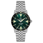 Zodiac Super Sea Wolf 53 Skin Diver Watch with Green Dial #ZO9218