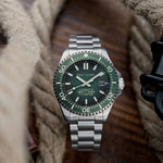 Spinnaker Tesei Titanium Automatic Watch with Militia Green Dial #SP-5084-77