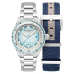 Spinnaker Hass Automatic Whale Sanctuary Project Beluge Blue Ltd Edition Dive Watch #SP-5128-11