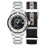 Spinnaker Hass Automatic Whale Sanctuary Project Orca Black Ltd Edition Dive Watch #SP-5128-22