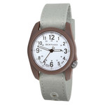 Bertucci DX3 Canvas Polycarbonate Unibody Watch with Beige Comfort Strap #11105